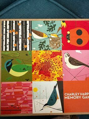 Charley Harper Memory Game 2008 AMMO Retired Modern Art Matching Complete